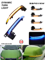2 buah untuk Audi A4 A5 S5 B8.5 RS5 RS4 lampu sein LED gulir dinamis lampu sein indikator kaca spion berurutan lampu berkedip
