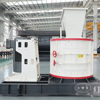Concasseur à axe vertical Hongxing PFL - Spécialisé pour le calcaire ; Granulométrie de sortie inférieure à 3 mm ; Capacité horaire de 10 à 30 tonnes.