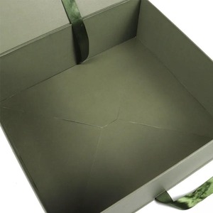 Boîtes en carton personnalisées avec logo, artisanat sur mesure, boîtes à bijoux pliantes magnétiques de luxe, emballage cadeau en papier avec ruban - Product Image 2