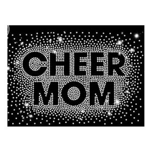Custom Bling <strong>Bride</strong> or Bridesmaid AB Rhinestones Transfer Hotfix Crystal Motif for <strong>Tshirt</strong> - Product Image 3