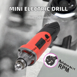 KHC Mini Electric Drill Dremel Rotary <b>Tools</b> Variable Speed Grinder Industrial Woodworking Carbide Tip 6-Speed <b>Engraving</b> - Product Image 4