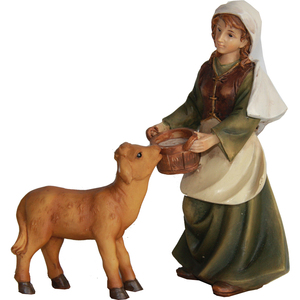 Figuras de Natividad de Granjero con Ternero para Figuras Navideñas y Juguetes de 9 cm para 9006935103144 - Product Image 1