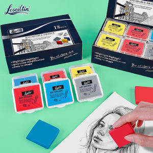 Loseiltin18 pièces/boîte Art gomme doux collant croquis pétrissable gomme Flexible gomme gomme - Product Image 3