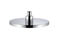 Pommeau de douche moderne ABS chromé à joint sphérique, pour salle de bain et hôtel, à effet pluie, économie d'eau, pressurisé, simple
