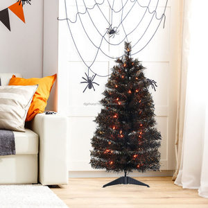 Arbol De Navidad 36 pollici 90 CM nero squisito artificiale di Halloween Mini <span class=keywords><strong>albero</strong></span> per decorazioni Festive - Product Image 5