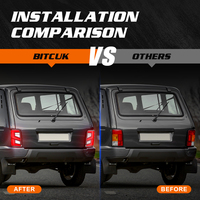 Luces Traseras LED LOYO para Lada Niva 4X4, Luces de Freno, Reversa y Direccional, Venta al Por Mayor de Fábrica