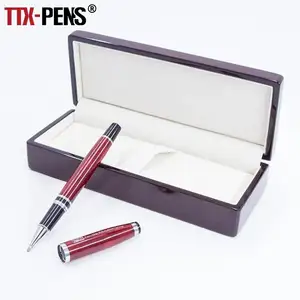 Penna per penna a sfera in legno VIP con sfera in legno Color oro TTX con penna promozionale con stampa Logo personalizzata