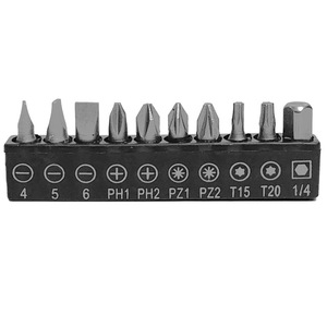Drill <b>Bit</b> <b>Set</b> 1/4 Hex Shank Torx Phillips Flathead Steel <b>Bits</b> For Electric <b>Screwdriver</b> And Cordless Drill - Product Image 4