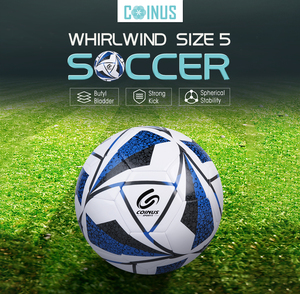 Ballon de football taille 5 officiel, léger, en TPU PU thermocollé, avec logo personnalisé, offre directe - Product Image 2