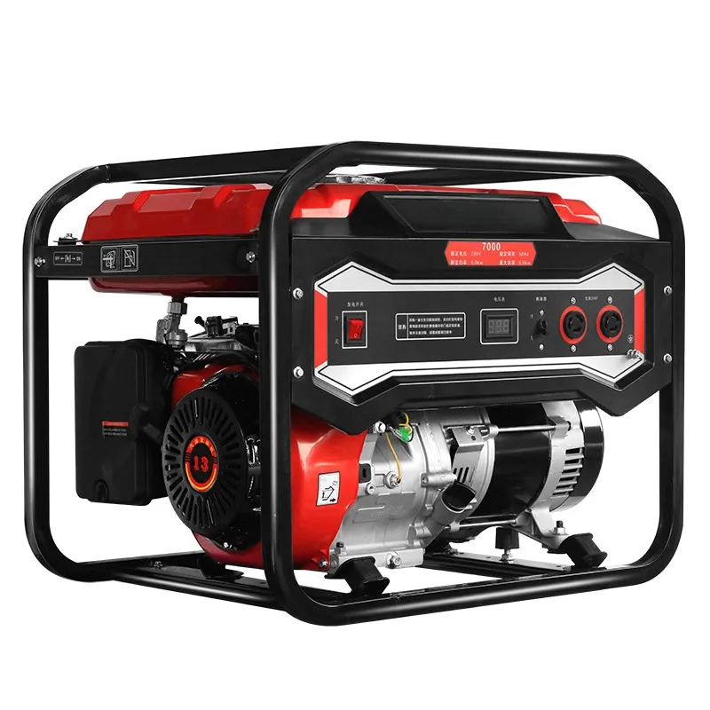 Generador de motor de gasolina portátil de arranque eléctrico trifásico, 3kva, 3kw, 3 fases, hecho en casa