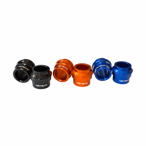 Gas EC 250 21-23 Espaciadores de rueda trasera 20mm y 15mm Adaptador de rueda de aluminio y aleación con acabado cromado rojo - Product Image 1