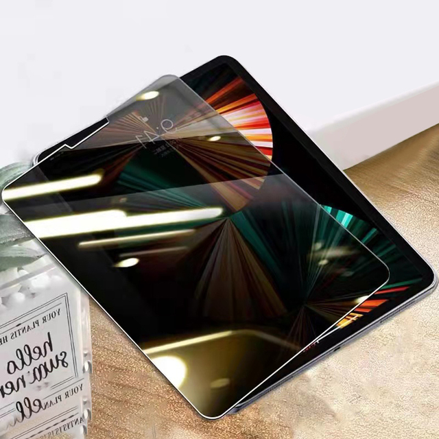 Bubble Free Anti-spy 9H 2.5D Tempered Glass Privacy Screen Protector for iPad Pro 2020 2021 Tablet Film 11 Inch