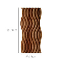 Décoration de table nordique, plateau en bois d'ébène, logo personnalisé, plateau en bois à effet d'ondulation, plateau de service pour aliments