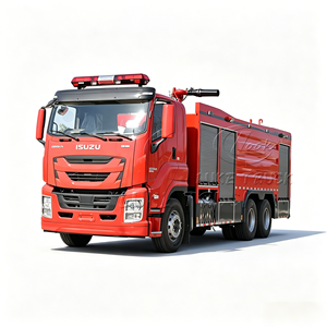 Promotion Spéciale Afrique Isuzu 14000L Véhicule de Pompiers Grande Pompe Moteur 14 Tonnes Camion Pompier Entretien Facile - Product Image 1