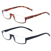 Lunettes de lecture demi-cerclées personnalisées en gros pour hommes et femmes, légères, pour usage quotidien au bureau, pour presbytes