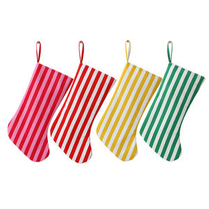 Chaussettes <span class=keywords><strong>de</strong></span> <span class=keywords><strong>Noël</strong></span> <span class=keywords><strong>à</strong></span> Broderie Personnalisées Nom Couleur Unie Chaussettes Mignonnes Toile <span class=keywords><strong>à</strong></span> Rayures Cadeau Bas <span class=keywords><strong>de</strong></span> <span class=keywords><strong>Noël</strong></span> - Product Image 2