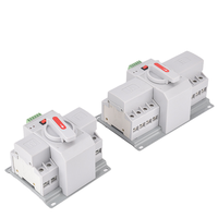 2P 4P 32A 63A 125A 220V Double Alimentation Commutateur de Transfert Manuel Contrôleur Automatique ATS Générateur Électrique