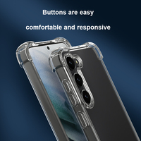 Funda de teléfono móvil transparente HD para Samsung Galaxy A16 M35 A55 A56 A54 A34 A12 A53 A42 XCover, protección completa, funda dura a prueba de golpes