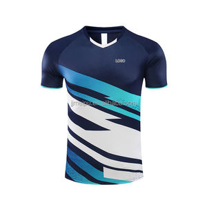 เสื้อฟุตบอลฤดูร้อนคุณภาพสูงสำหรับทุกเพศ สามารถปรับแต่งได้ตามต้องการ รับผลิตแบบ OEM ชุดกีฬาฟุตบอล เน็ตบอล แบดมินตัน - Product Image 5