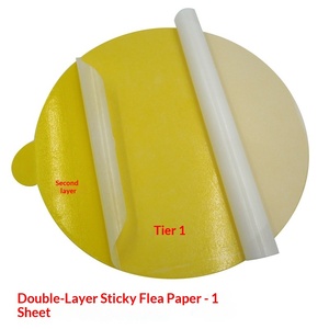 Piège à puces en carton collant double couche, solide et non toxique, pour le contrôle des puces et des mouches des puces - Product Image 4