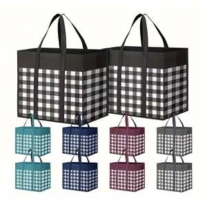 Factory Wholesale Reusable Non-Woven <b>Tote</b> <b>Bags</b> Eco-Friendly Foldable Design Custom Logo Laminated for Groceries Clothes Shopping - Product Image 3