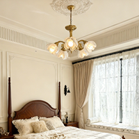 Lampe suspendue en forme de pétale, style rétro américain, pour bar, table à manger, design floral créatif, haut de gamme, pour salle à manger