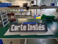 ZZG Programable 11*80 Puntos Bus Head Sign Curved Bus LED Panel Pantalla flexible para camión