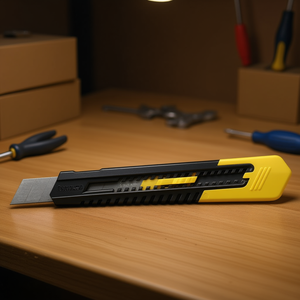 Cuchillo Multiusos Cutter Sm18 con Hoja Retráctil para Tareas de Corte de Precisión - Product Image 3