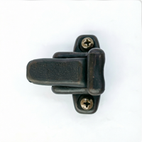 Verrou de fenêtre coulissante universel pour tricycle électrique, bus, fourgonnette, construction en plastique et métal durable avec vis antirouille