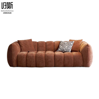 Canapé en tissu vert forêt, coussin segmenté en tissu moelleux et résistant aux taches, style moderne, canapé confortable pour villa et Airbnb