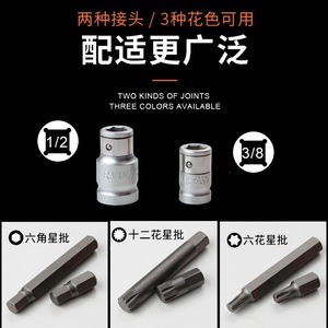 Juego de Puntas de Destornillador Hexagonales de Doce Puntas, 40 Piezas, Kit de Herramientas de Reparación Automotriz con Puntas Aisladas a Prueba de Explosiones - Product Image 4