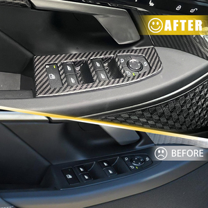 Sunmax Für BMW 5er 2024 i5 G60 G68 Echt kohle faser Auto innen seite Steig fenster Sanel Shift Seitenwand abdeckung Verkleidung - Product Image 6