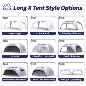 Nhanh chóng vận chuyển triển lãm sự kiện tự bơm phồng không khí mái vòm gazebo Tán lều, Inflatable quảng cáo không khí lều - Product Image 4