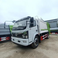 Camion compacteur de déchets diesel 8CBM 4x2, camion de nettoyage de poubelles à compression, norme d'émission Euro 4, 11995 kg, à vendre