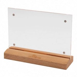 Wholesale Custom Double Sided Acrylic <b>Table</b> Stand Sign Menu <b>Card</b> Holder Display Stand - Product Image 1
