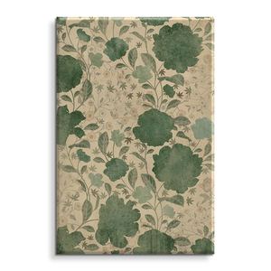 Cuadro Vintage Verde de Naturaleza Muerta Botánica, Arte Abstracto Moderno de Mediados de Siglo, Pintura al Óleo Hecha a Mano sobre Lienzo Enmarcado, Arte de Pared para Sala de Estar - Product Image 6
