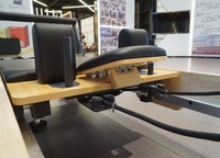 Appareil de Pilates Reformer professionnel en chêne, érable et caoutchouc pour fitness et étirement