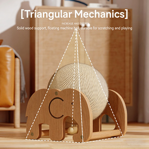 Palla in Corda di Sisal Resistente all'Usura, Tiragraffi per Gatti, Giocattolo per Gatti - Product Image 3