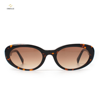 Lunettes de soleil œil de chat vintage unisexe, protection UV400 solide, monture étroite chic et durable, idéales pour la conduite et les fêtes à la plage