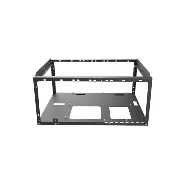 ATX Computer Motherboard Case Rack Stock Open Chassis with Power Supply Stackable Metal Air Water Cooling Fan Stand Frame