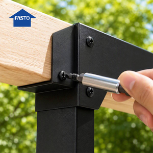 Surtido <span class=keywords><strong>de</strong></span> tornillos para madera con cabeza alomada, 247 piezas, acero inoxidable 304 (A2) con acabado <span class=keywords><strong>de</strong></span> óxido negro, punta Phillips # 6 # Estuche <span class=keywords><strong>de</strong></span> 8 tamaños y 9 compartimentos - Product Image 2