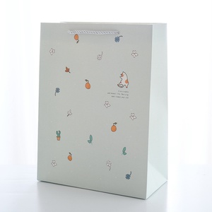 Ins Trend Paper Gift <b>Bag</b> Portable Clothes <b>Packaging</b> <b>Bag</b> Cartoon Art Lil Fresh Children's Day Birthday Gift <b>Bag</b> - Product Image 3