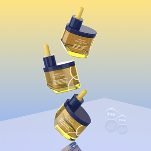 Design di fascia alta unico di lusso per capelli <span class=keywords><strong>olio</strong></span> essenziale siero bottiglie di vetro 30ml 1oz personalizzato <span class=keywords><strong>vuota</strong></span> contagocce flacone per la cura della pelle - Product Image 1