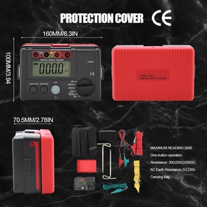 Kit de Probador de Conexión a Tierra Digital UNI-T UT521 UT522, Ohmímetro Electrónico para Pruebas de Aislamiento a Tierra - Product Image 3
