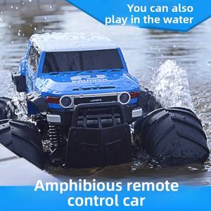 Auto de Carreras Todoterreno RC Anfibio Recargable de Alta Velocidad, Juguete para Bebés de 0 a 24 Meses, Material Plástico - Product Image 3