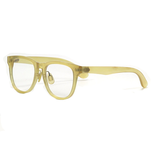 Sunray SRLUXURY04 Men's Luxury Yellow Designer Eyeglasses Frames Elegant Buffalo Horn Sunglasses