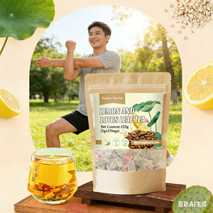 ชาสมุนไพรมะนาวและใบบัว 5 กรัม x 25 ซอง ช่วยเสริมสร้างการเผาผลาญที่ดี ช่วยย่อยอาหาร ให้ความสดชื่นเบาๆ สำหรับทุกวัน - Product Image 3