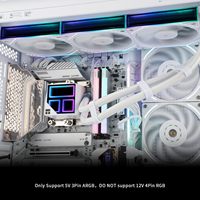 Thermalright Frozen Infinity 360 Snow AIO Système de refroidissement à eau Triple Ventilateur de refroidissement Pack en vrac
