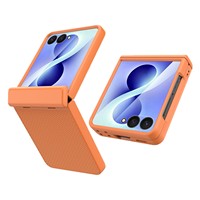 Nouveauté : Étui de téléphone pliable en PC mat fin à couverture intégrale 360° pour Samsung Z Flip 8 avec protection d'écran en verre