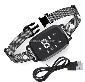 Precio de fábrica Tres tipos de patrones <span class=keywords><strong>Collar</strong></span> de entrenamiento para ladridos de perros <span class=keywords><strong>Collar</strong></span> de choque antiladridos recargable para perros - Product Image 2